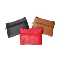 PORTE-MONNAIE PLAT CUIR