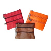 PORTE-MONNAIE PLAT CUIR